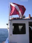 dive fLag over wheel house